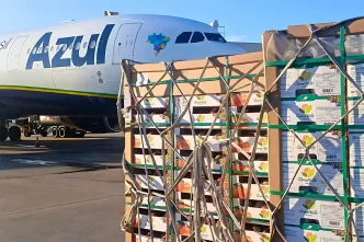 Azul Cargo vê Crescimento no transporte aéreo de carga para impulsionado por frutas brasileiras