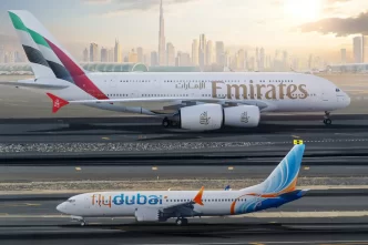 Parceria Emirates e flydubai impulsiona conectividade Global: 5 Milhões de passageiros em um ano via Dubai