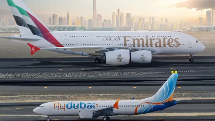 Parceria Emirates e flydubai impulsiona conectividade Global: 5 Milhões de passageiros em um ano via Dubai