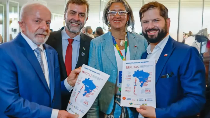 Brasil e Chile: Presidentes Lula e Boric fortalecem cooperação em Turismo e Negócios