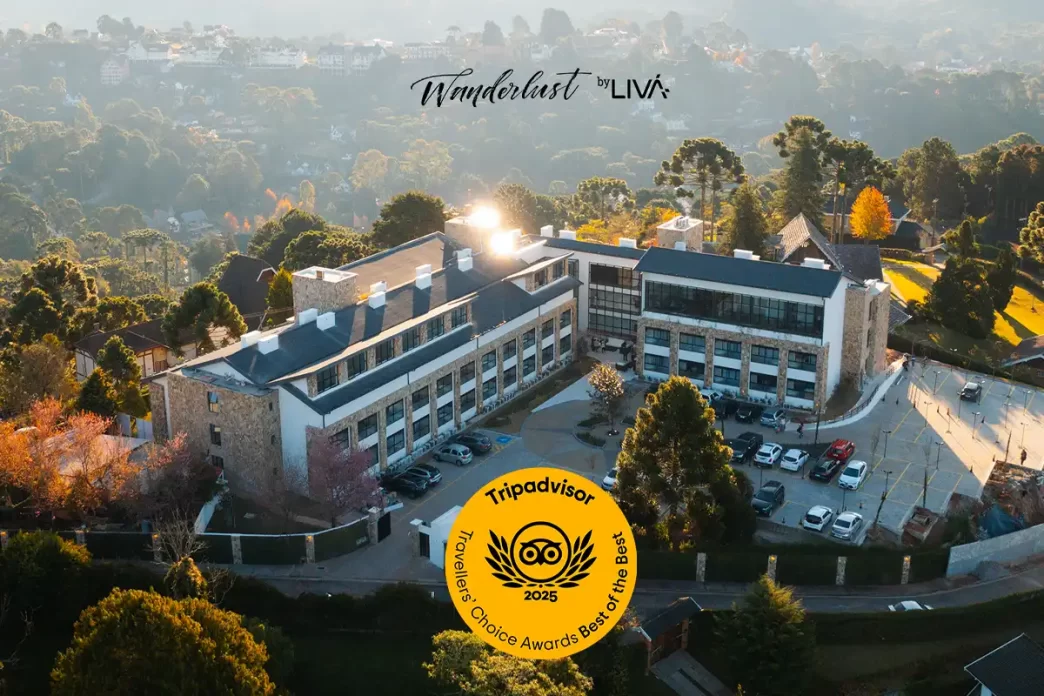 Wanderlust Experience Hotel em Campos do Jordão conquista prêmios de Excelência